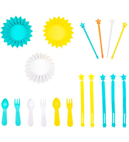 Lunch Punch Lunchbox Accessories - Bento Fun - 18 Parts - Mellow