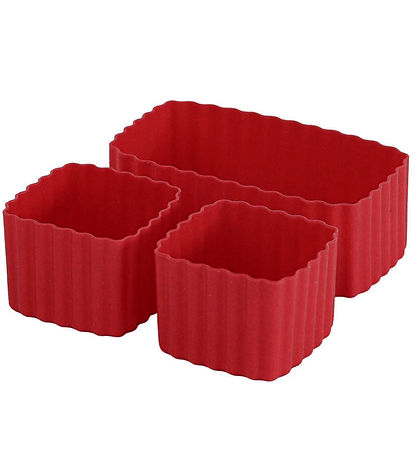 MontiiCo sílikonmót - Bento bollar Mixed - 3 Stk. - Crimson