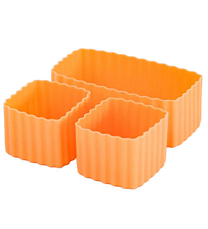 MontiiCo Silicone Molds - Bento Cups Mixed - 3 pcs - Tangerine
