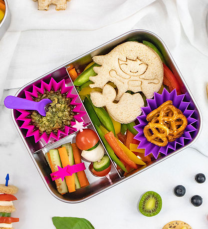 Hádegispunch Hádegisbox Aukabúnaður - Skútu og Bento Fun - 19 Pa