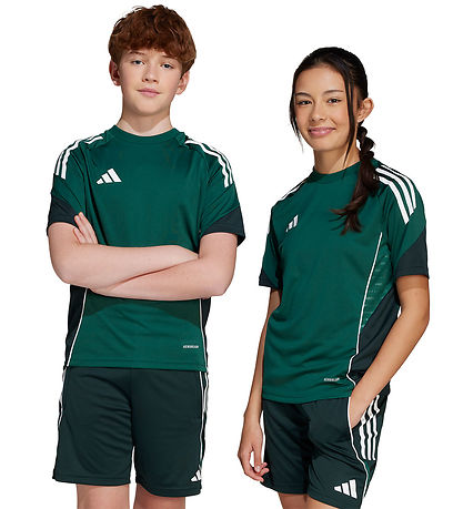 adidas Performance T-paita - Tiro25C - Drkgrn/Shagrn