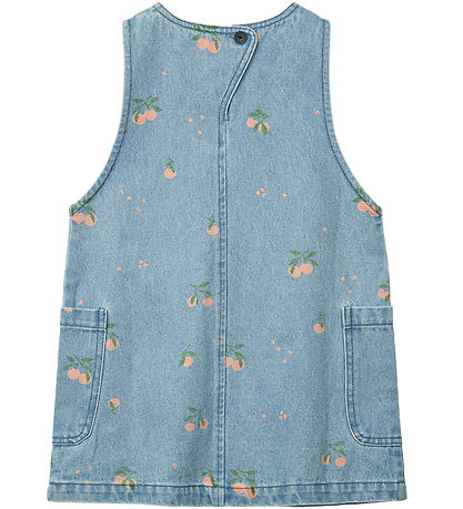 Liewood Kleid - Angelica - Denim - Hellblau m. Pfirsiche