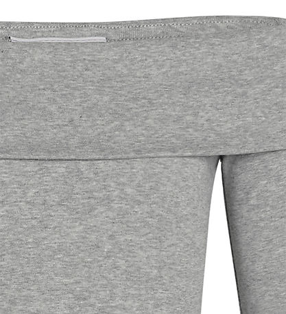 Grunt Bluse - Kurz - GrTavi - Grau Meliert