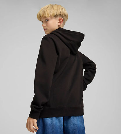 Puma Kapuzenpullover - Schwarz m. Weiß