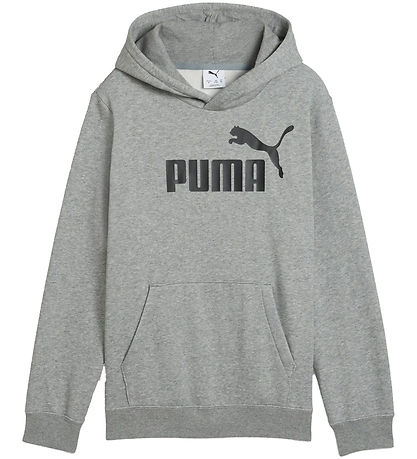 Puma Kapuzenpullover - Grau Meliert m. Schwarz