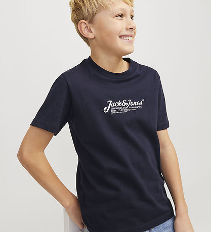 Jack & Jones Stuttermabolur - JJBeau - Sky Captain