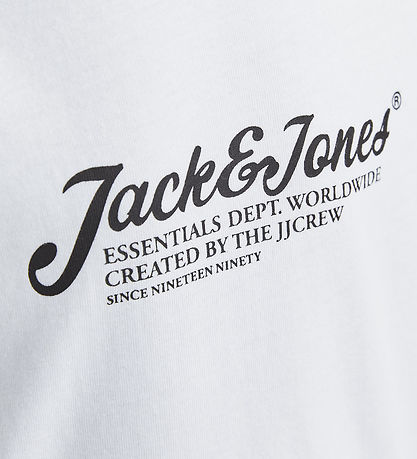 Jack & Jones Stuttermabolur - JJBeau - White