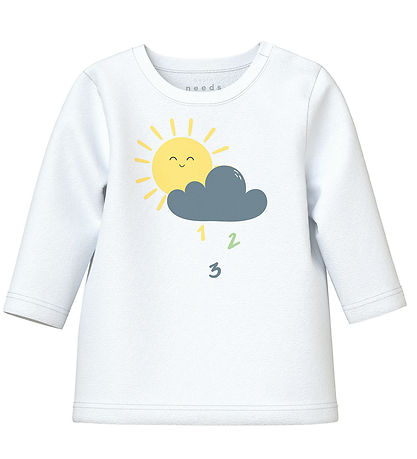 Name It Blouse - NbmVacion - Bright White/Sun Duck Cloud