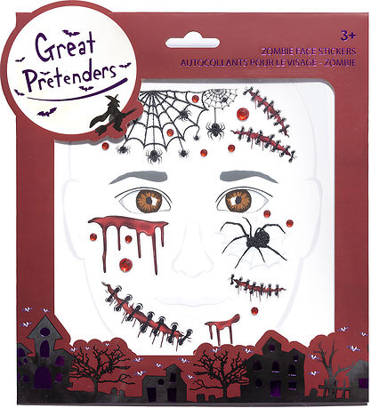 Great Pretenders Límmiðar - Zombie andlit