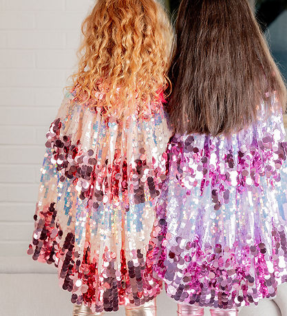 Great Pretenders Búningur - The 5th Avenue Bleikt Sequin Cape