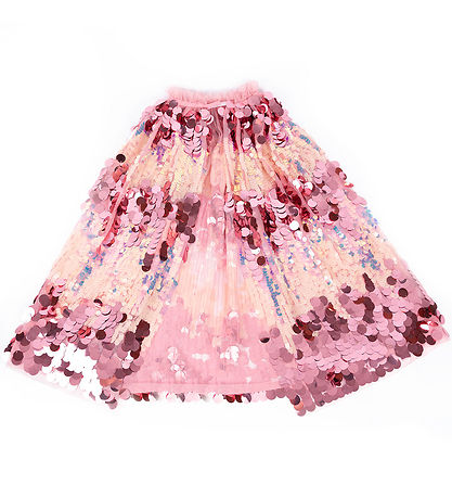 Great Pretenders Búningur - The 5th Avenue Bleikt Sequin Cape