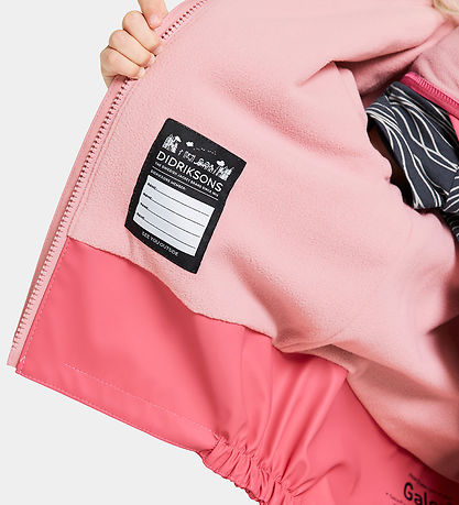Didriksons Regnkläder m. Foder - Boardman - Soft Rosa
