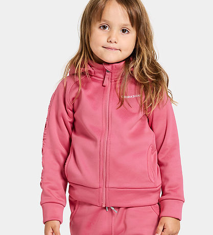 Didriksons Softshelljacka m. Fleece - Corin - Dusty Azalea
