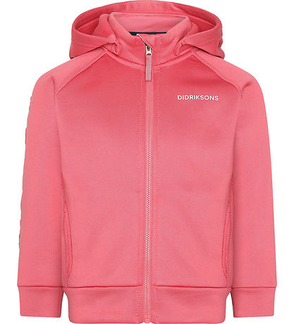 Didriksons Softshelljacka m. Fleece - Corin - Dusty Azalea