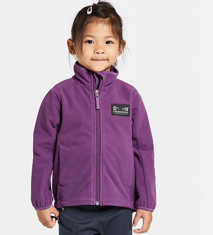 Didriksons Fleecejacka - Muskotnöt - Grape