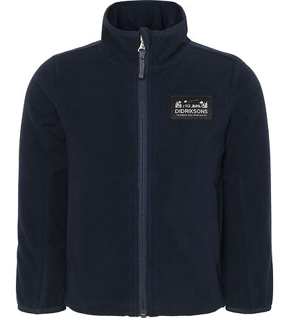 Didriksons Fleece Jacket - Nutmeg - Dark Night Blue