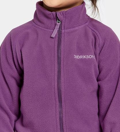 Didriksons Fleecejacka - Monte - Grape
