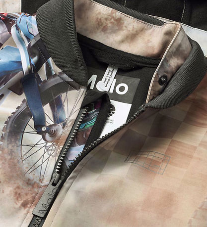 Molo Softshell Jacket w. Fleece - Cloudy - Dusty Cross