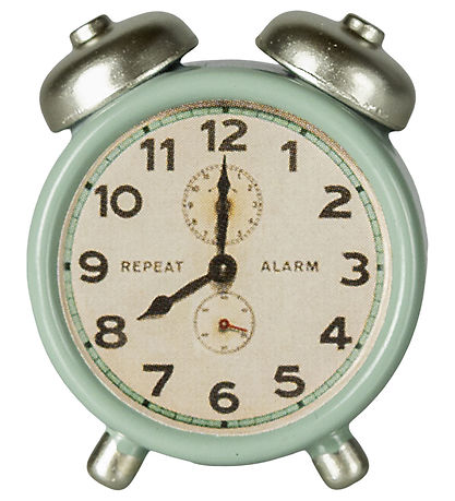 Maileg Miniature Alarm Clock - Mouse - Mint