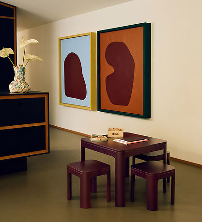 Flexa Table - Little - 60x47 cm - Nova - Pomegranate