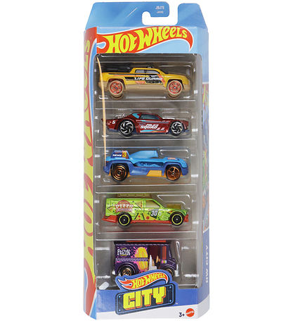 Hot Wheels Cars - 5-Pack - City