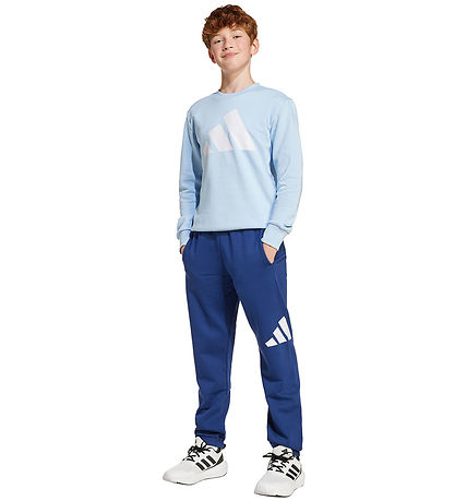 adidas Performance Sweat Set - J BL FL JOG 240 - GLOBLU/White