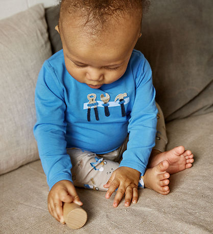 Minymo Bodysuit L/æ - Regatta w. Print