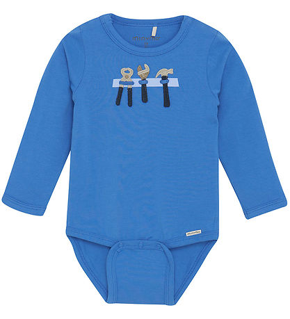 Minymo Bodysuit L/æ - Regatta w. Print