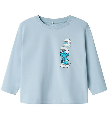Name It Bluse - NmmFys - Celestial Blue m. Schlumpf
