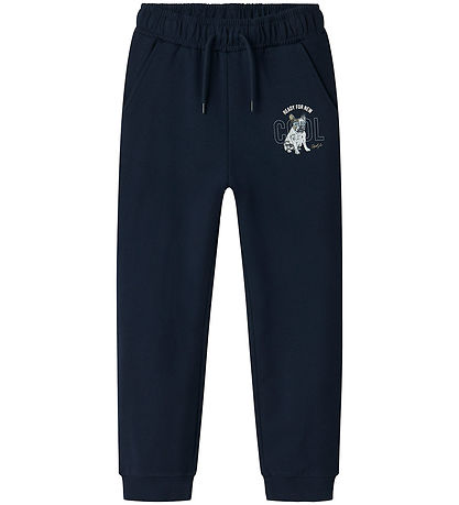 Name It Sweatpants - NkmBedog - Navy Blazer w. Print