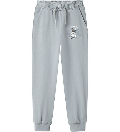 Name It Sweatpants - NkmBedog - Quarry w. Print