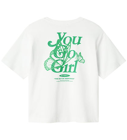 Name It T-shirt - NkfDabbo - Bright White w. Print
