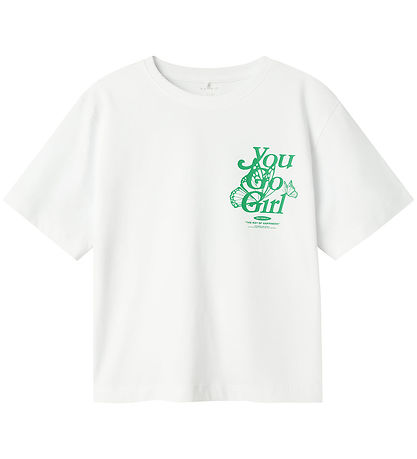 Name It T-shirt - NkfDabbo - Bright White w. Print