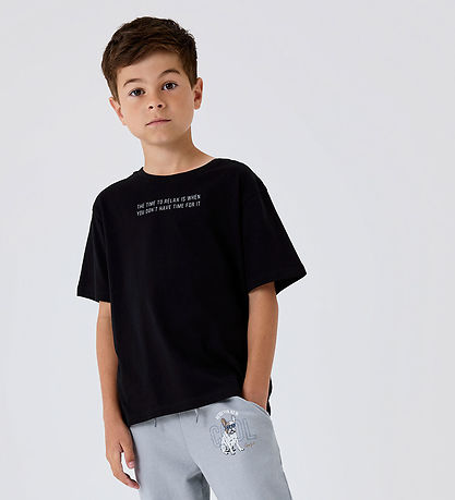 Name It T-shirt - NkmBocalle - Black w. Print