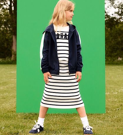 Name It Skirt - Knitted - NKfDinilla - Navy Blazer w. Stripes
