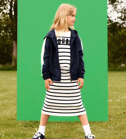 Name It Blouse - Knitted - NkfDinilla - Navy Blazer w. Stripes
