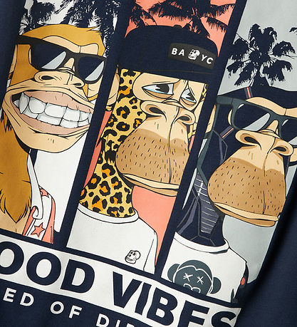 Name It T-shirt - NkmFartil Bored Of Directors - Navy Blazer w.