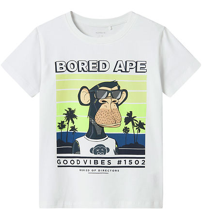 Name It T-shirt - NkmFartil Bored Of Directors - Cloud Dancer w.