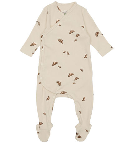 VACVAC Onesie m. Fötter - Rib - Toulon - Croissant Mini