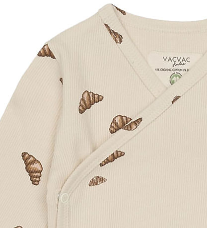 VACVAC Wrap Bodysuit L/æ - Rib - Toulon - Croissant Mini