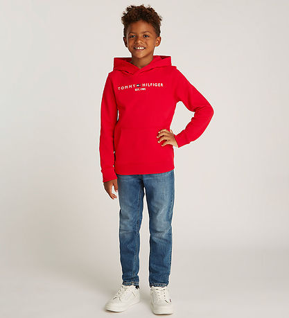Tommy Hilfiger Hoodie - Primary Red