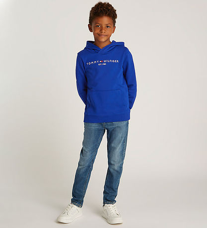Tommy Hilfiger Hettupeysa - Fleygur Blue