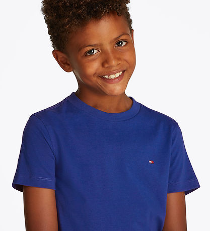 Tommy Hilfiger Stuttermabolur - Essential - Fleygur Blue