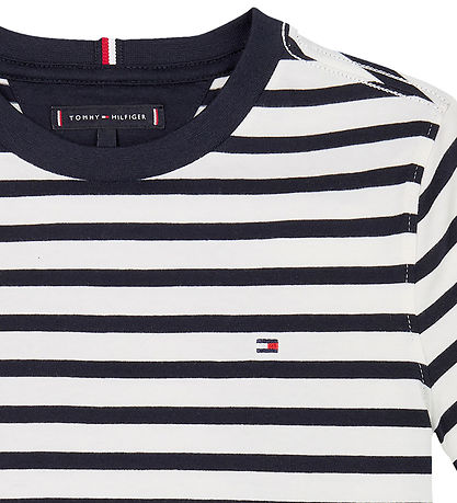 Tommy Hilfiger Stuttermabolur - Essential - Dark Nótt Dökkblátt/