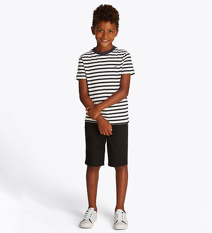 Tommy Hilfiger Stuttermabolur - Essential - Dark Nótt Dökkblátt/