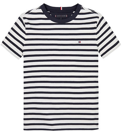 Tommy Hilfiger Stuttermabolur - Essential - Dark Nótt Dökkblátt/