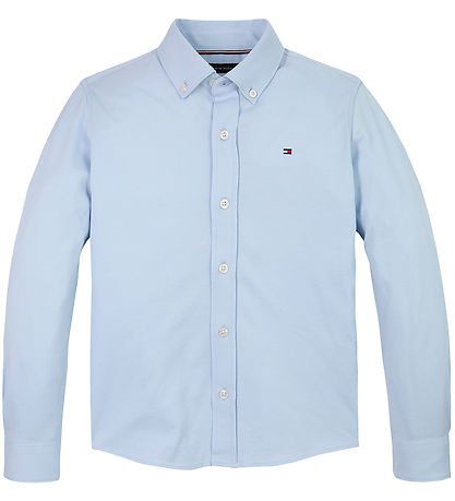 Tommy Hilfiger Skyrta - Piqué - Breezy Blue
