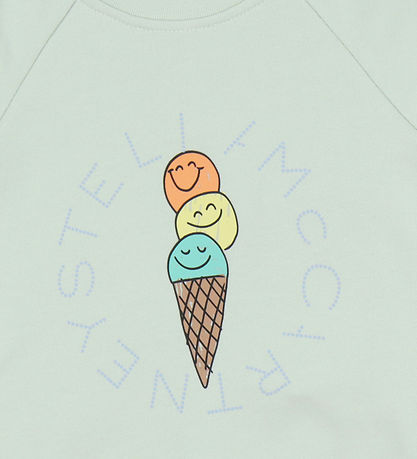 Stella McCartney Kids Peysa - Grænleitur