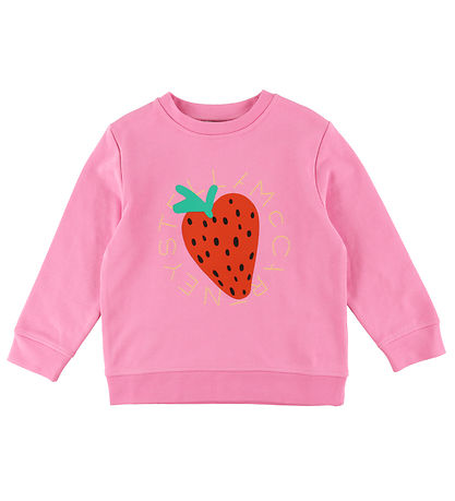 Stella McCartney Kids Peysa - Bleikt M. Jarðarber