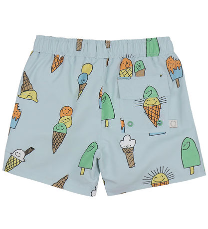 Stella McCartney Kids Swim Shorts - Light Blue w. Ice